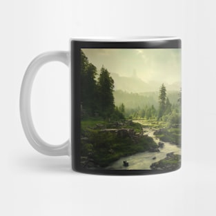 Ruins in the River Valley Mug